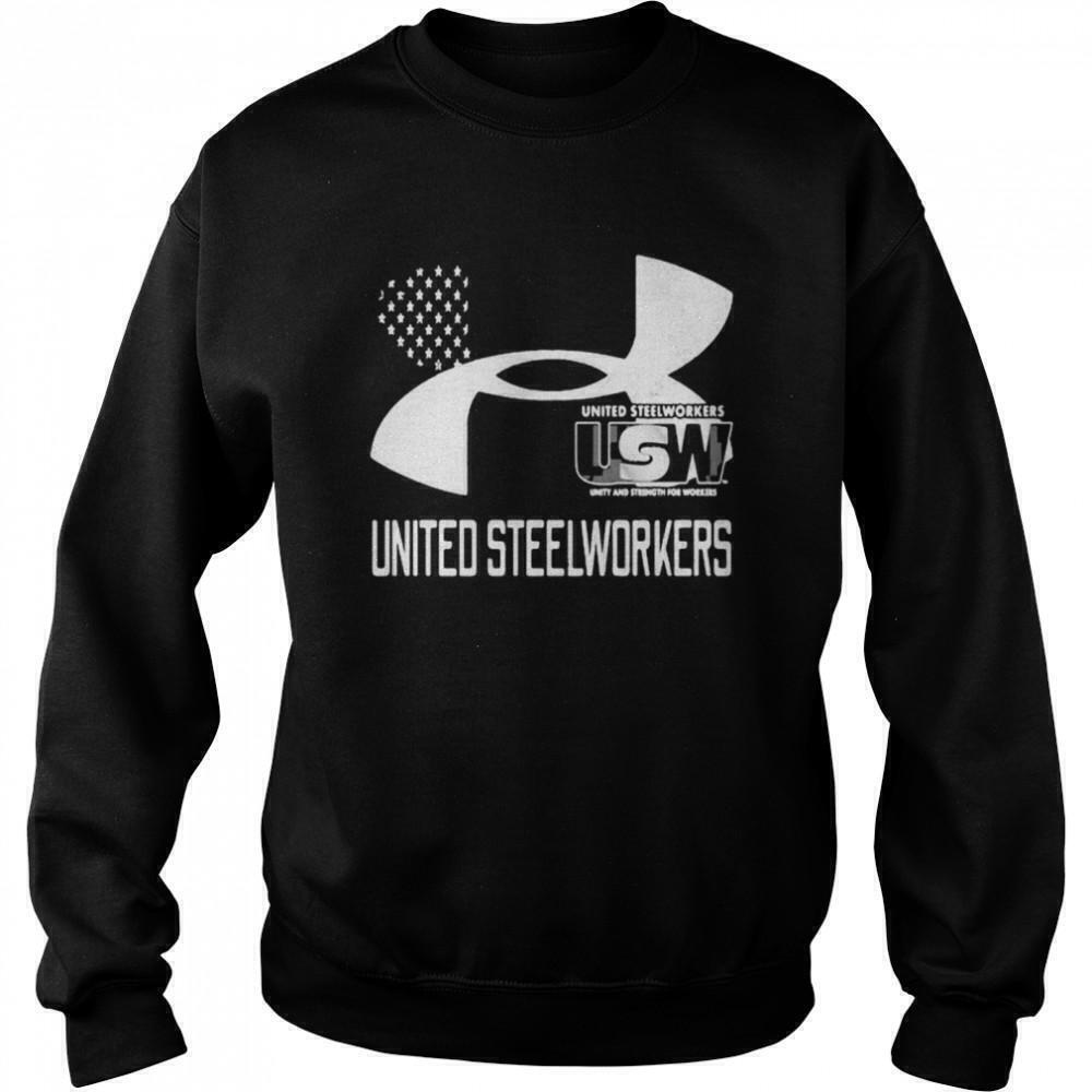United Steelworkers Unity Strength Workers Flag Sweatshirt